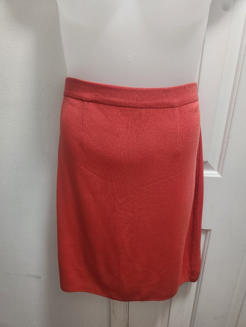 Misook Women’s Coral Knit A-Line Skirt Size Large